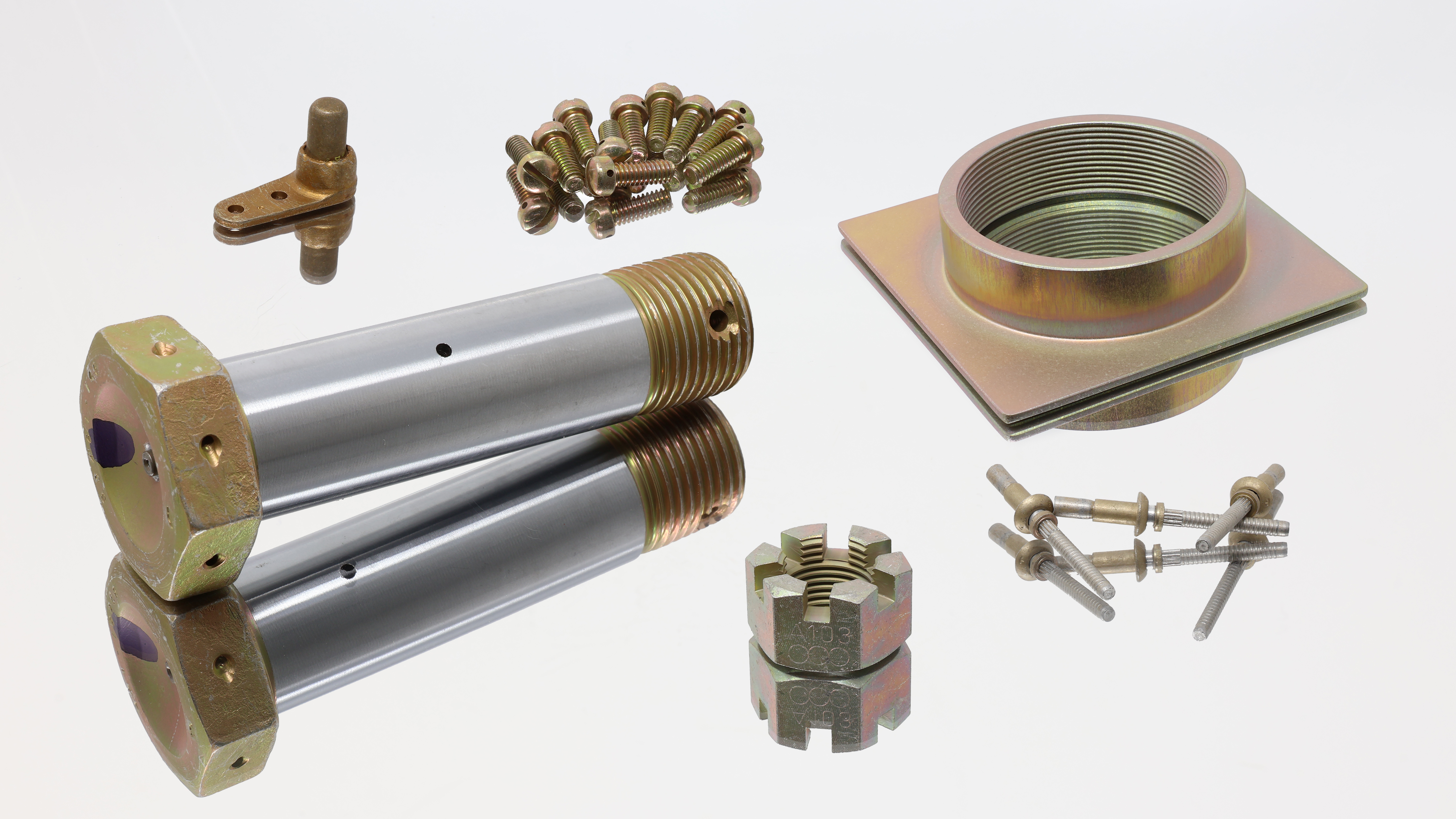 Fasteners - bolts, screws, rivets, nutplates and more.