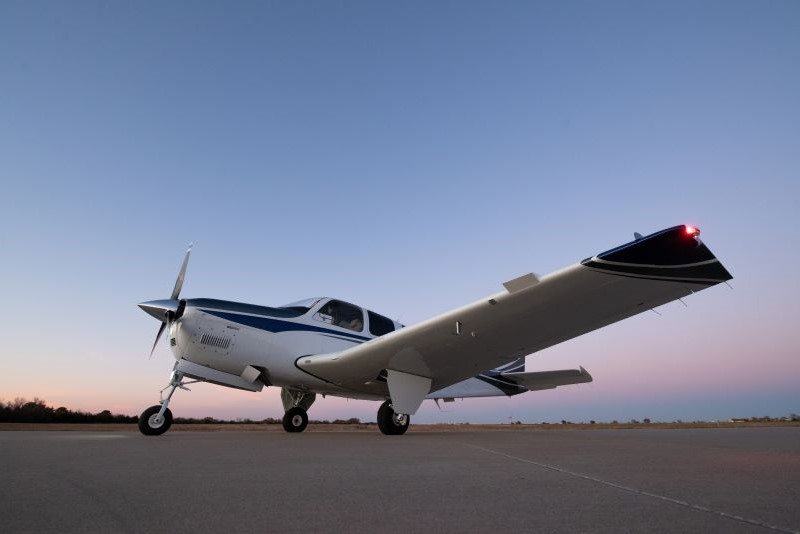Beechcraft bonanza with McCauley propeller